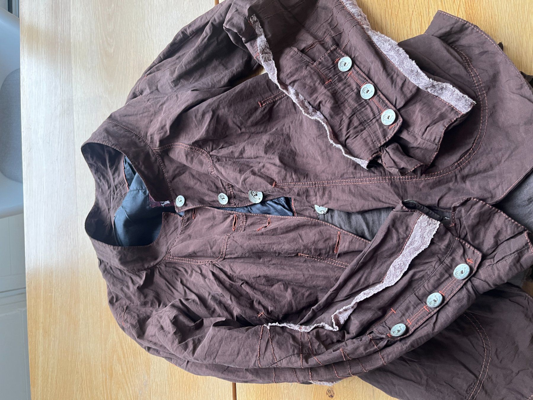 Jacken: Veste Automne Marron Style Bohème Chic – Gebraucht aus Seiry von vanille08 9