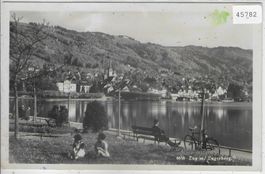 Zug mit Zugerberg - animee belebt