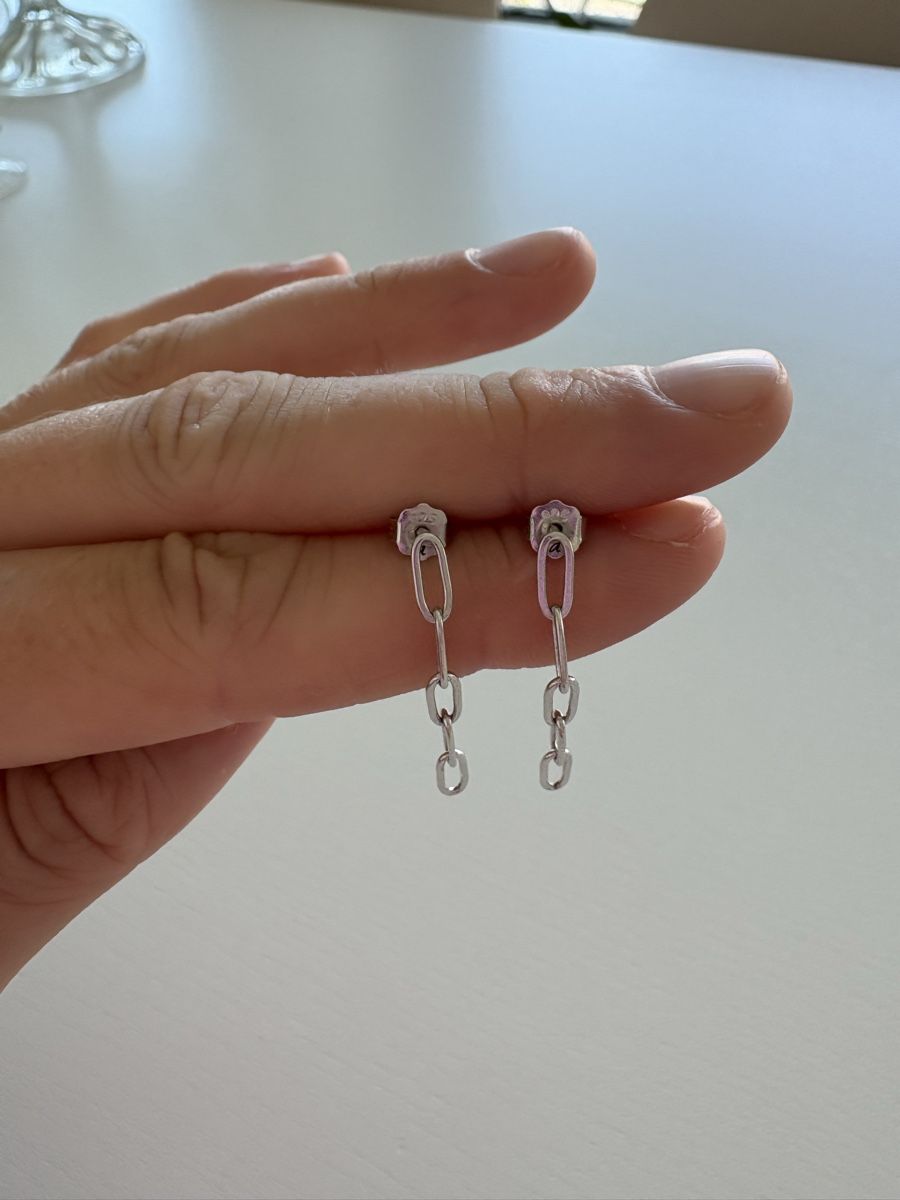 Ohrringe & -stecker: Ohrhänger in Kettenoptik, 925 Echtsilber  – Neu (gemäss Beschreibung) aus Thun von _Cathy
