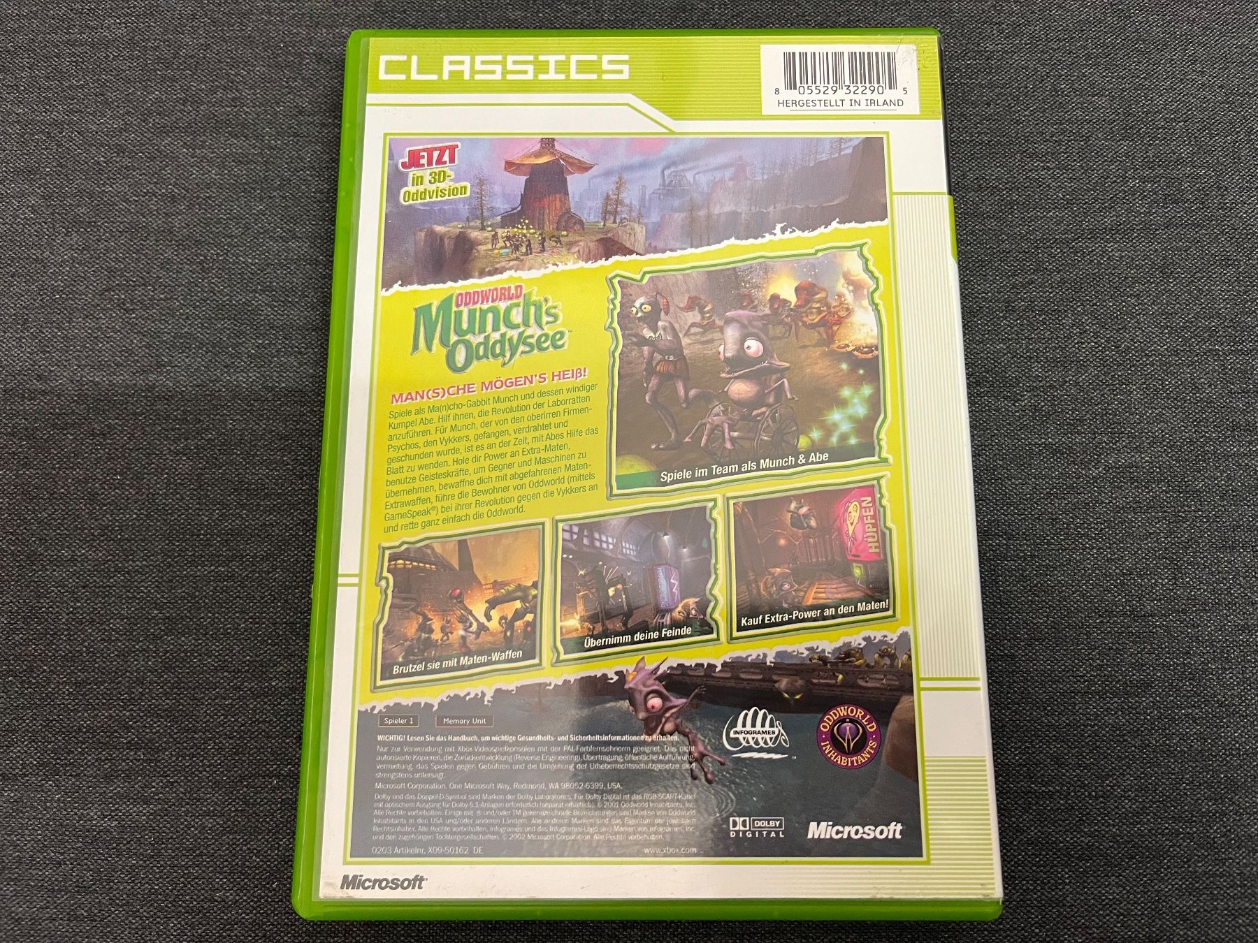 Microsoft Spiele: Oddworld: Munch's Oddysee - Xbox – Gebraucht aus Thalwil von ranx 2