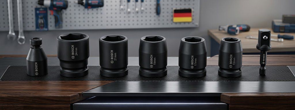 Bosch Tutti gli attrezzi: Bosch Steckschlüssel Set Impact Control – Nuovo e nell'imballaggio originale da Jegenstorf venduto da Bracher_Store 1