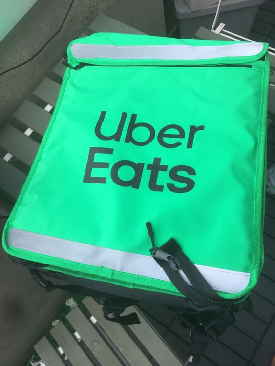 Sac De Livraison Télescopique 89L Uber Eats - Sac Isotherme Extensible Hydrofuge Vert - Sac à Dos Pizza