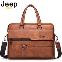 📌 Business Aktentasche Tasche Split Leder JEEP