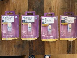 4x Philips LED Lampe G9 1.9W Warmweiss 25W Ersatz