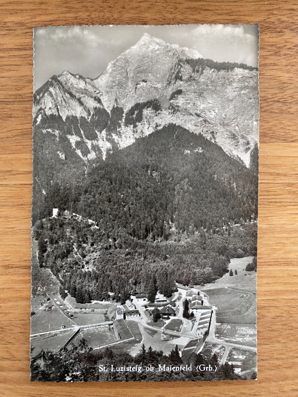Cartoline postali: Ansichtskarte St. Luzisteig ob Maienfeld – Usato da Unterterzen venduto da bac_287t