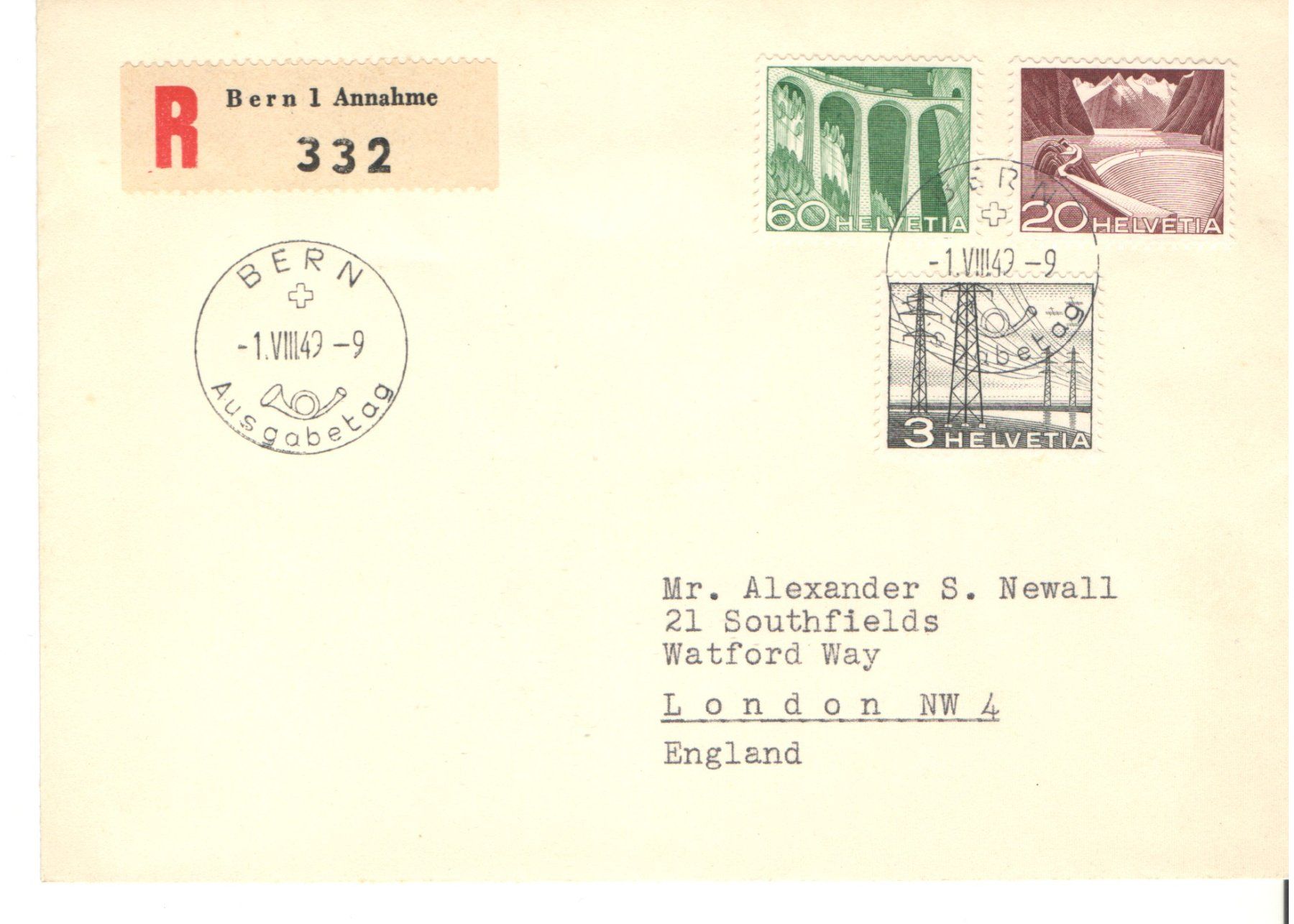 Alle Briefmarken: FDC x4 – Gebraucht aus Echichens von mullerch 2