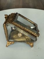 Miniatur Skelett in Schmuckkassette antike Dekoration Displa