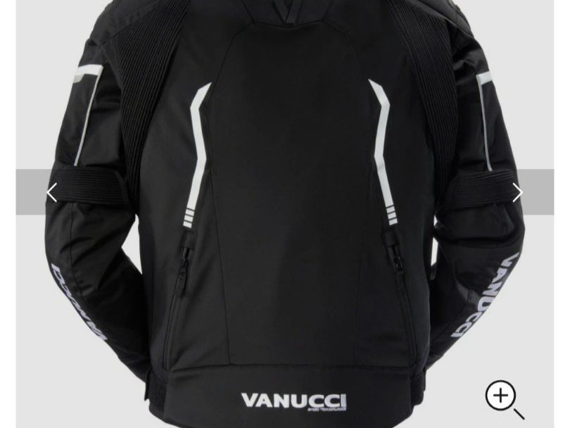 Vanucci Giacche: Vanucci Motorradjacke mit Protektor Gr. 48, Schwarz – Usato da Abtwil AG venduto da kidimagic1 5