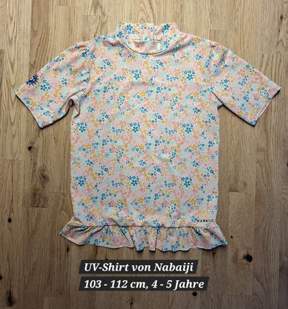UV-Shirt von Nabaiji, Grösse 103-112 cm 4-5 J