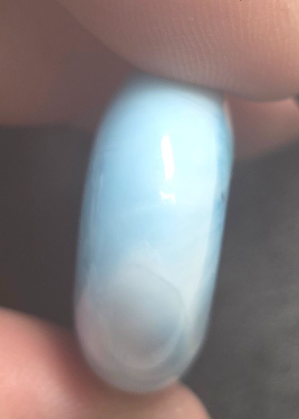 Minerali & Pietre curative: Larimar Pi-Scheibe Anhänger – Nuovo e nell'imballaggio originale da Matzingen venduto da Shay_Crystalz 3
