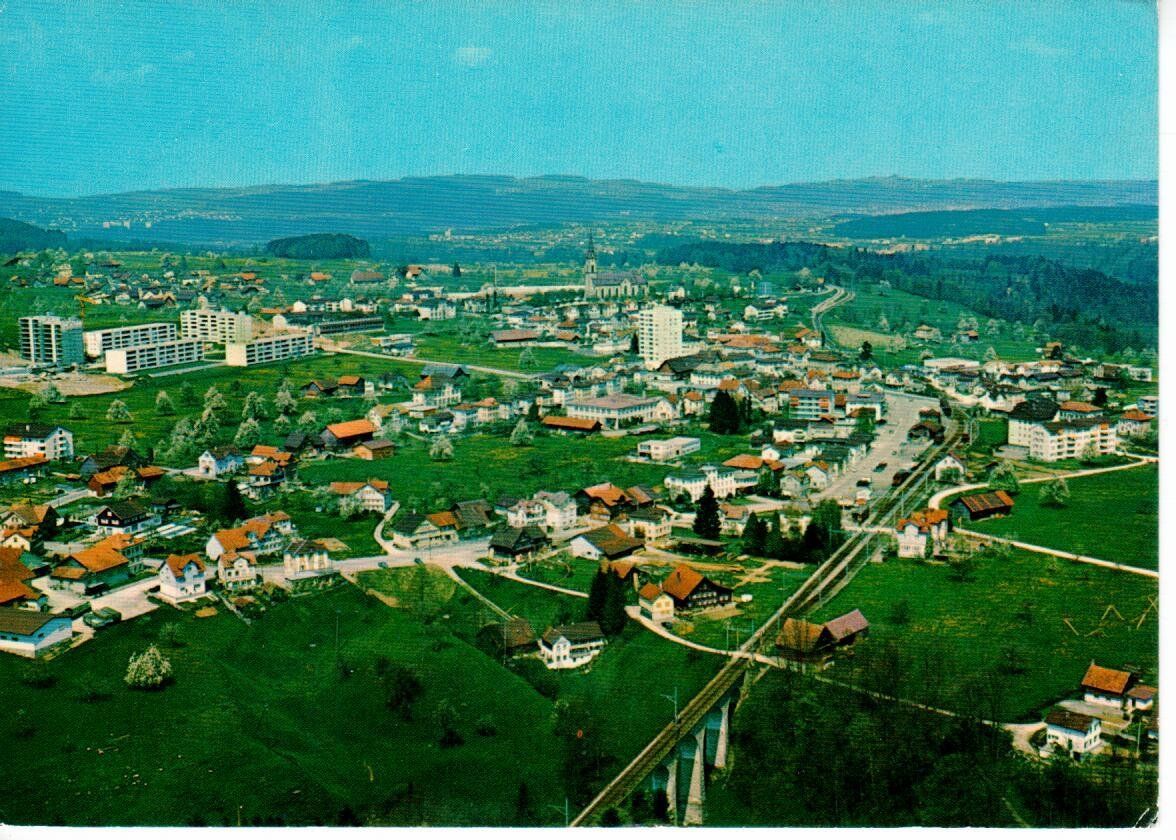 Cartoline postali: Flugaufnahme Bazenheid – Usato da Wolhusen venduto da Curver9