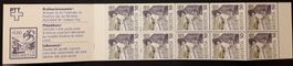 1988: Markenheftchen **  Nr.0-84 Postbef.mit 10 x 0.50 Rp.