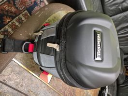 Triumph Motorrad Tasche, Top Zustand, Schwarz/Grau