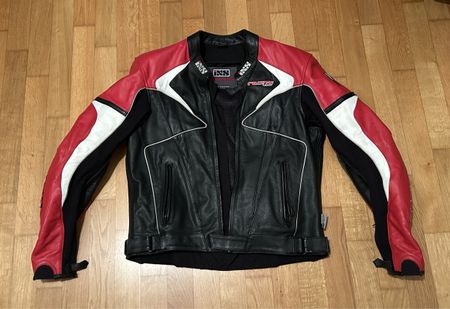 Motorradjacke ISS, Grösse 56, Leder, Top Zustand!
