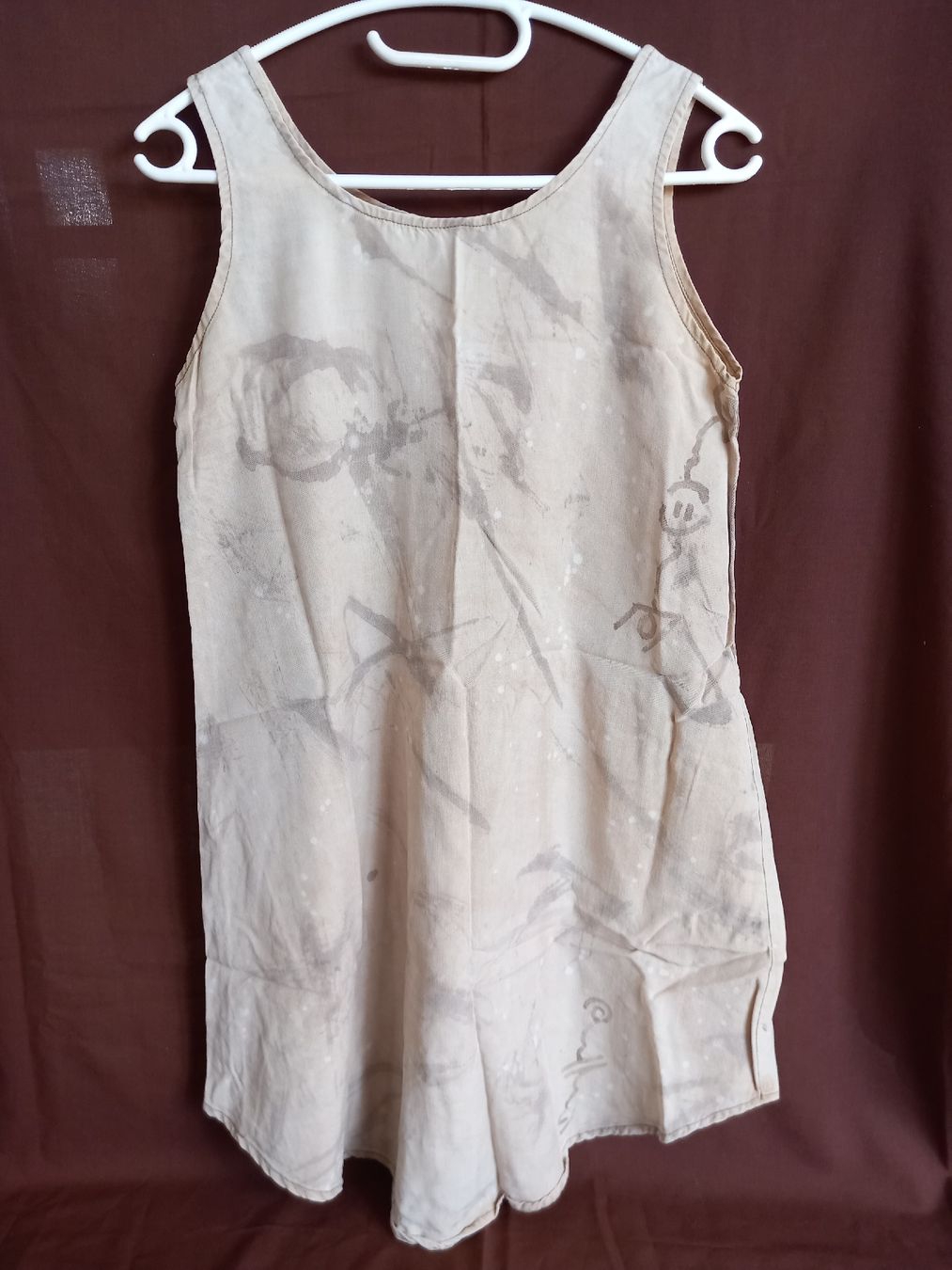 Vestiti: Robe débardeur beige à bouton décoratif – Usato da Faoug venduto da per_kp6r 1