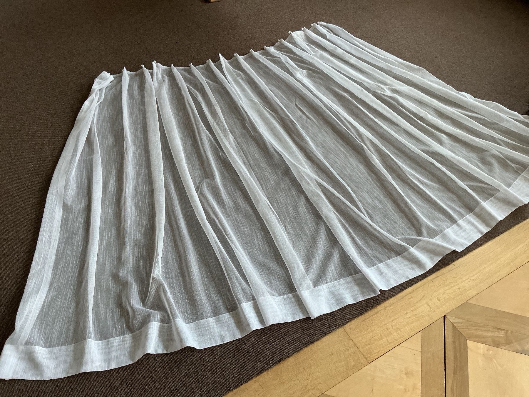 Tende: Tagesvorhang Weiss 140x127 cm – Usato da Bischofszell venduto da Emida