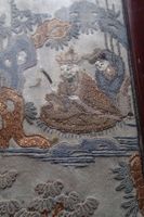 alte Chinesische Stickerei auf Seide