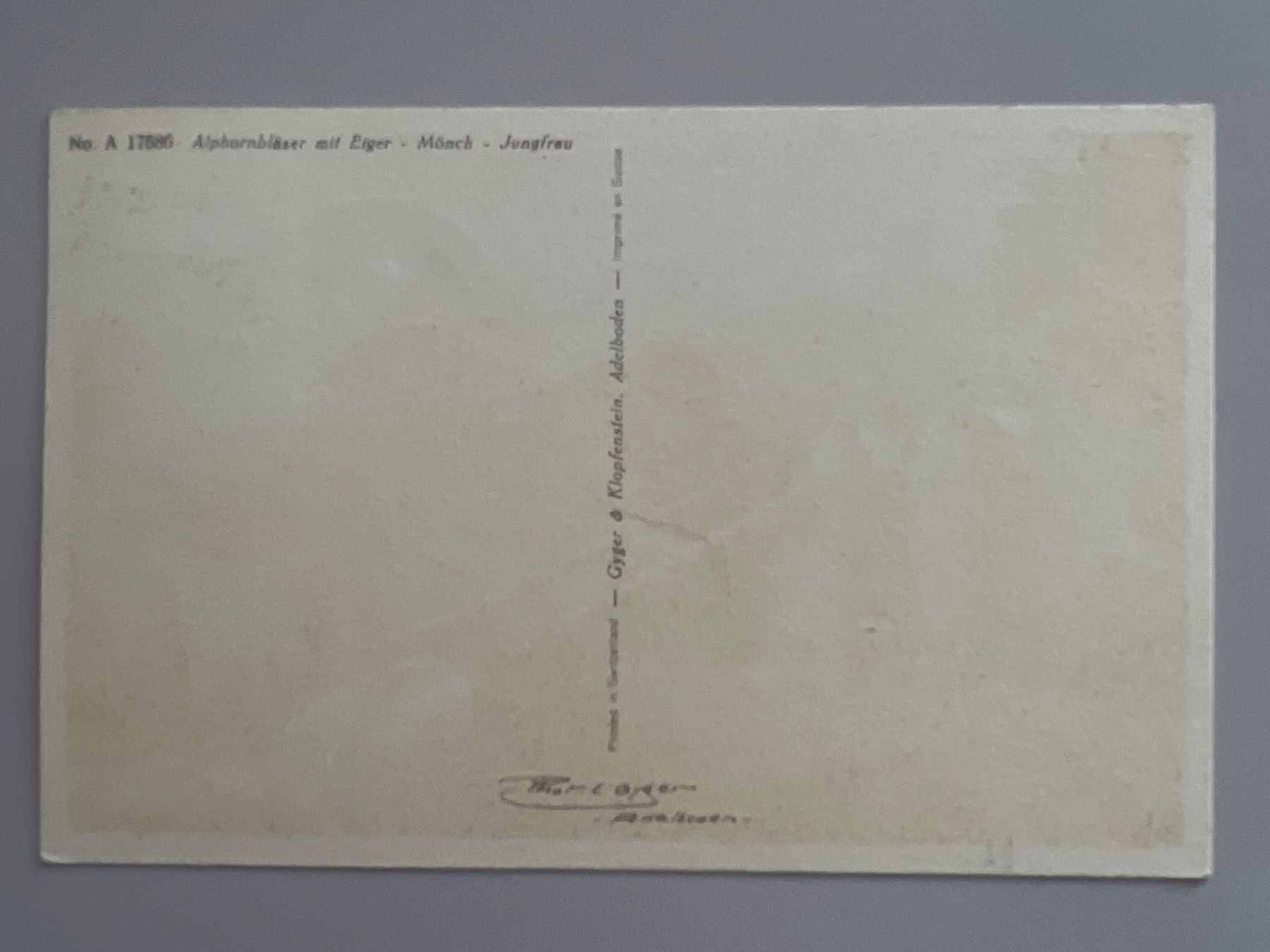 Tutti i francobolli: 1955 Maxi-Karte Alphornbläser Interlaken – Usato da Buchrain venduto da wmm 1