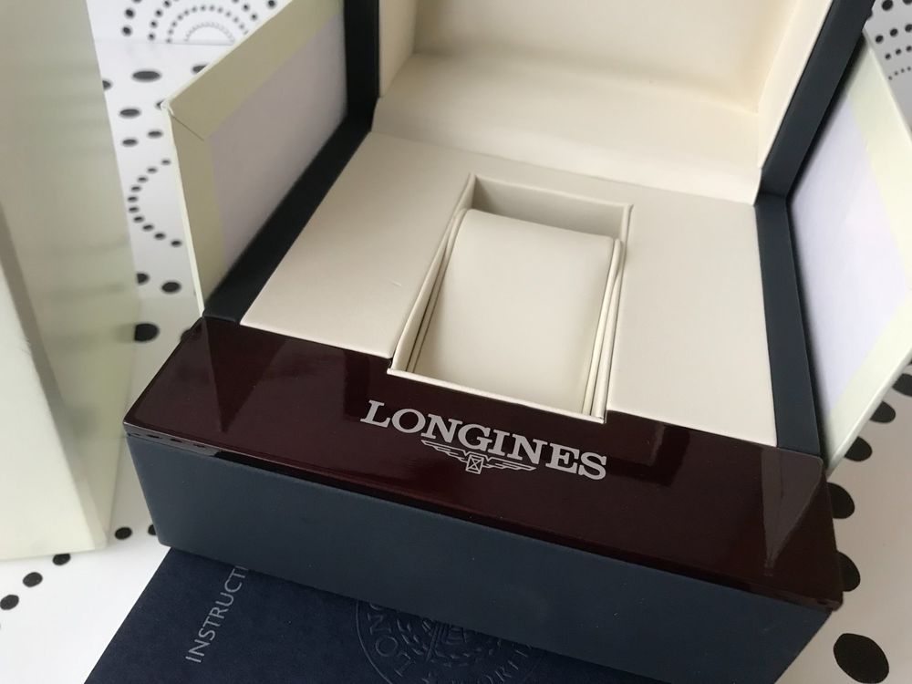 LONGINES - BOX ECRIN SCHACHTEL WATCH CASE + OPERATING !!! (Gebraucht ...