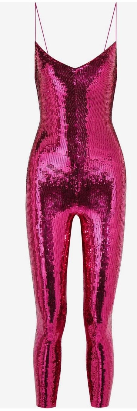 Saint Laurent Tute: Saint Laurent, jumpsuit S rose sequins – Usato da Genève venduto da dachaw 2