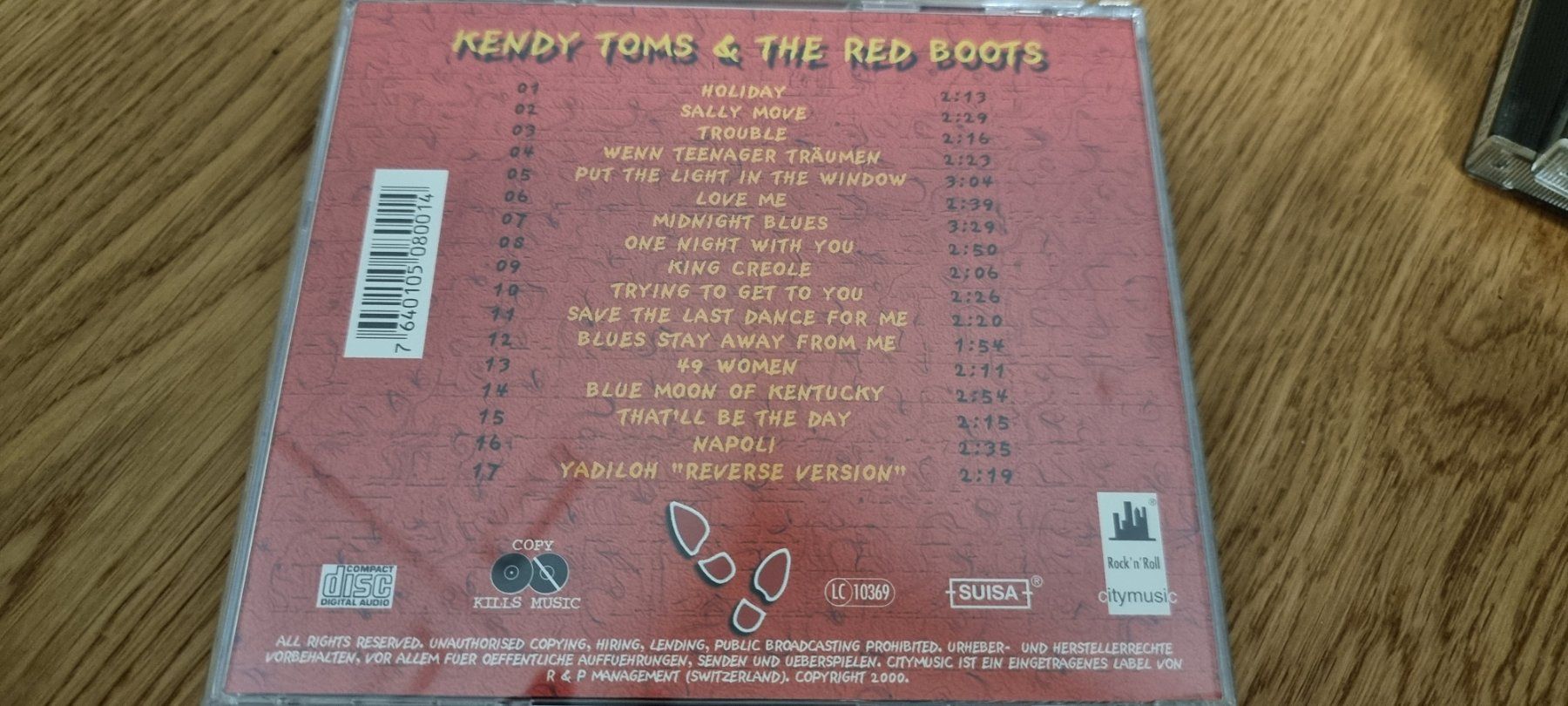 CD: CD: Kendy Toms & the red boots - Well... – Usato da Lachen SZ venduto da allesweg78 1