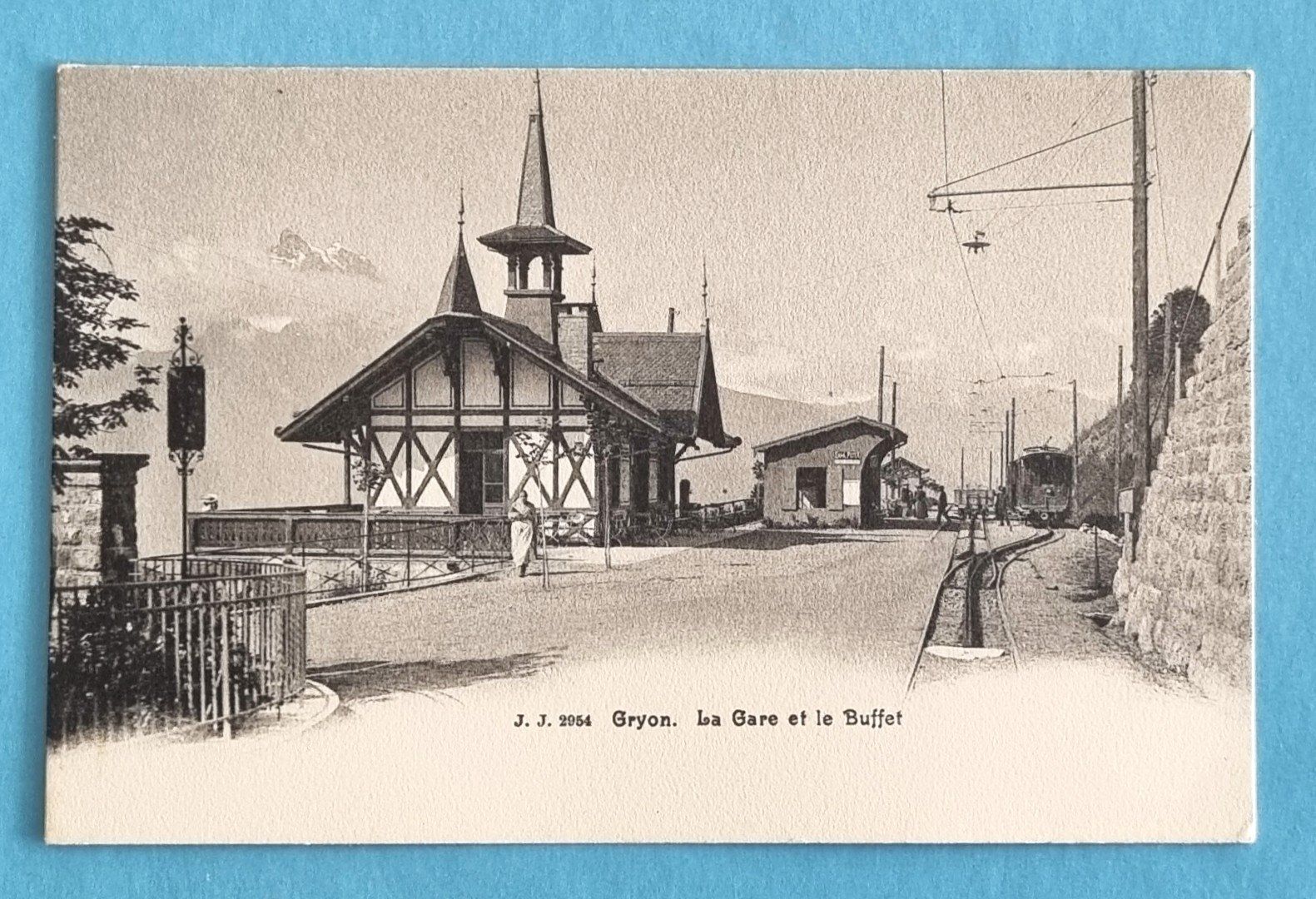 Ansichtskarten: Gryon - La Gare - Chemin de Fer - Bahnhof – Gebraucht aus Rothrist von RROENK