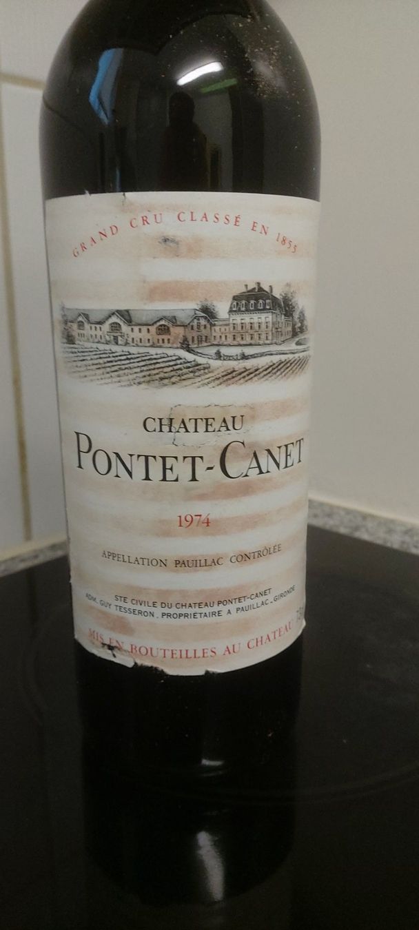 Vino: Chateau Pontet-Canet 1974 – Nuovo (secondo la descrizione) da Grenchen venduto da poggione 1