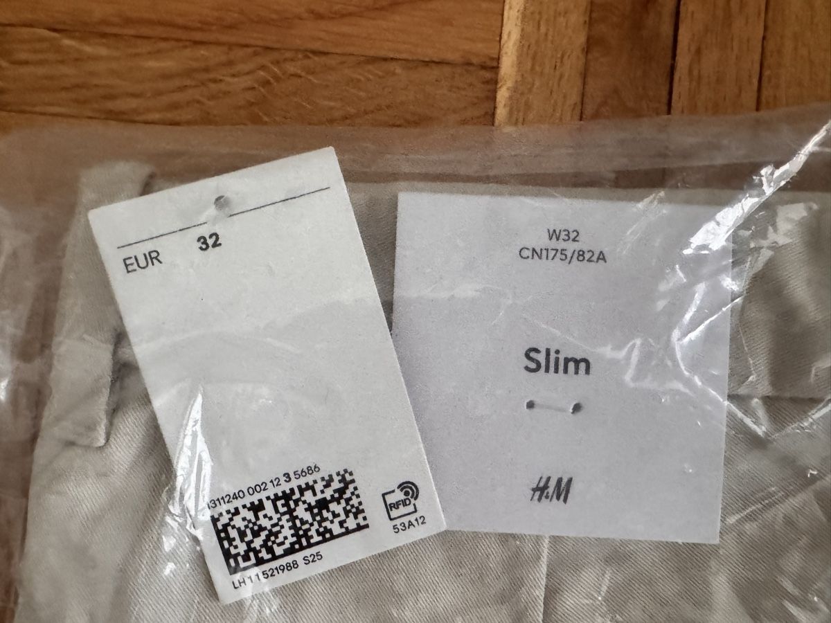 Pantaloni: New h&m chino pants – Nuovo e nell'imballaggio originale da Genève venduto da Lou_Mgw 1