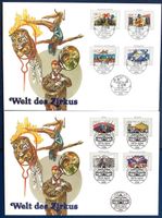 1989 - BRD Welt des Zirkus / Berlin - Bonn - Grossbriefe