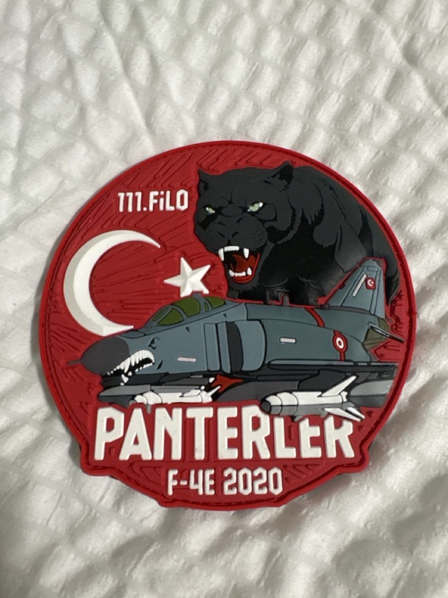 Schweizer Armee Plaketten & Abzeichen: Patch Türkische Luftwaffe der staffel 111.filo – Neu und originalverpackt aus Thun von nic_yp8q