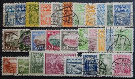 Lettland Lot mit alten Werten V
