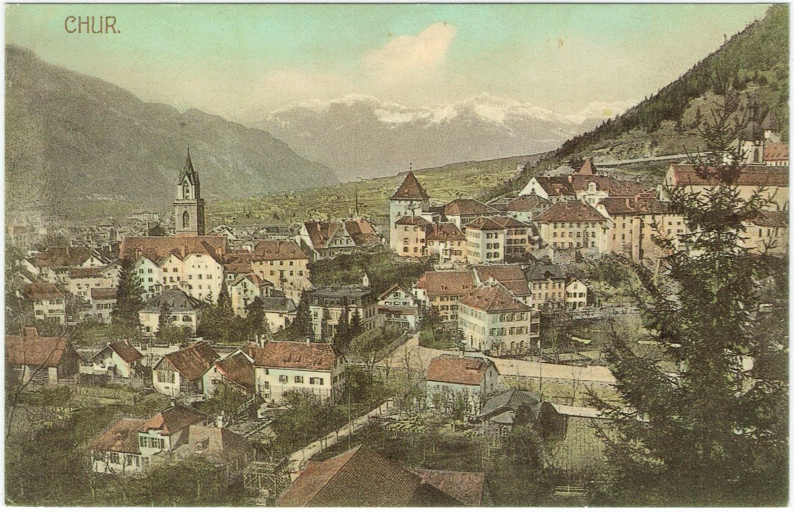 Cartoline postali: GR 263 REPRO Chur – Nuovo (secondo la descrizione) da Fribourg venduto da philafri