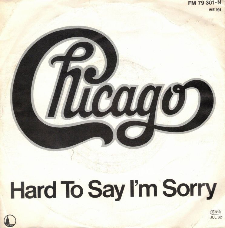 Dischi in vinile: Chicago  --  Hard to day i`m sorry  Single7 – Usato da Rheinau venduto da thespecials
