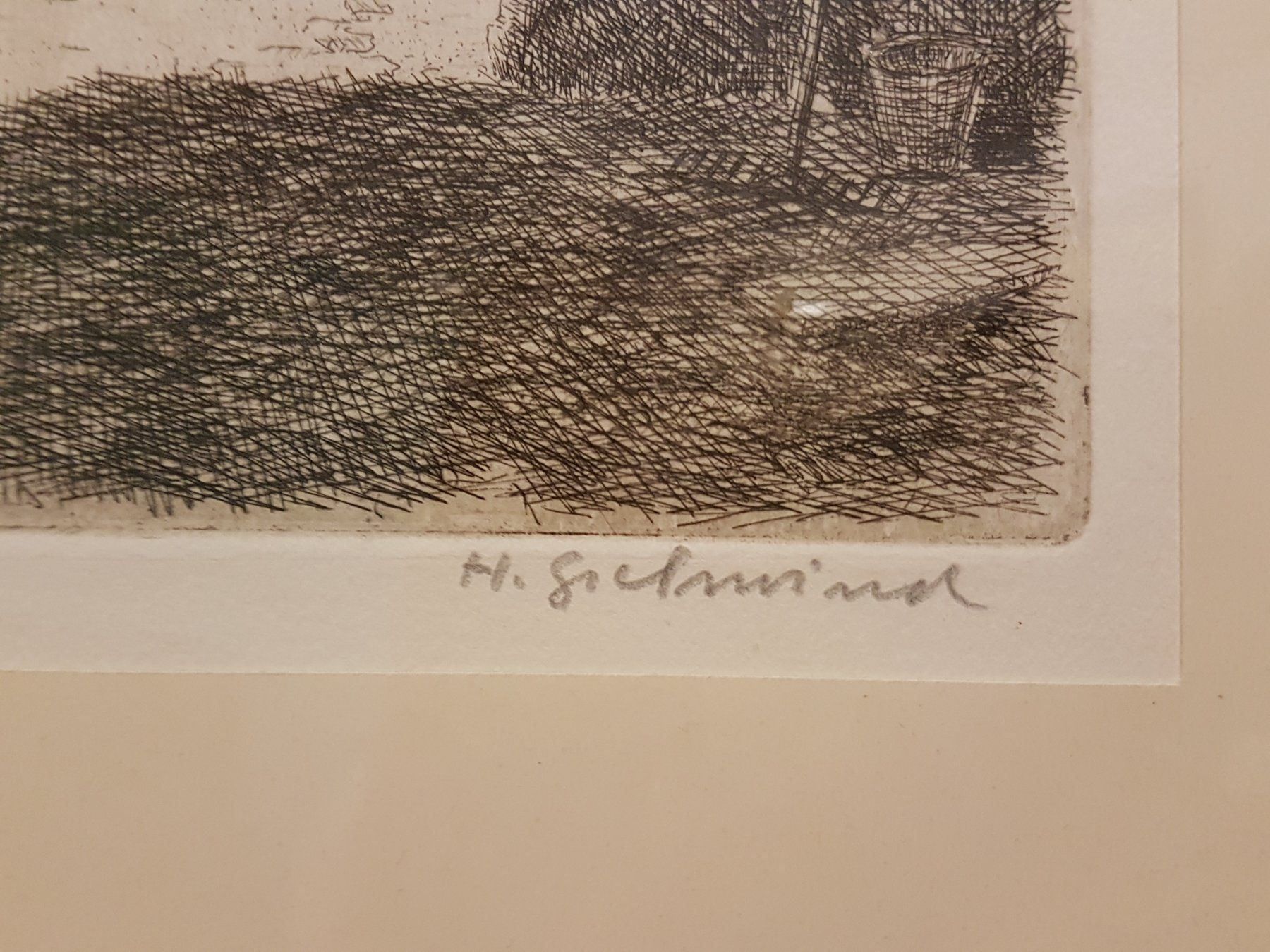Dipinti: Original-Radierung H. Siebmind – Usato da Glattbrugg venduto da casabelavista 6