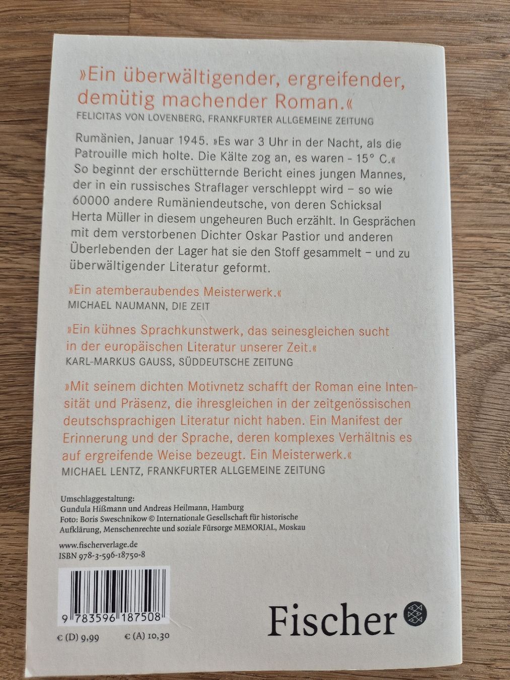 Libri: Herta Müller Atemschaukel – Usato da Amriswil venduto da noe_z7wn 1