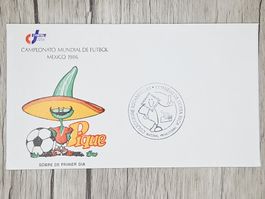 CL14 Enveloppe + Timbre Mexique 1986