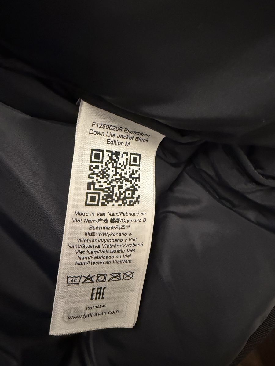 Fjällräven Giacche: Fjällräven Expedition Down Lite Jacket Black Edition Herren – Nuovo (secondo la descrizione) da Remetschwil venduto da MLC_est.2005 5