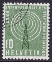Dienstmarke UIT SBK-Nr. 2 (Symbolische Darstellung, 1958)