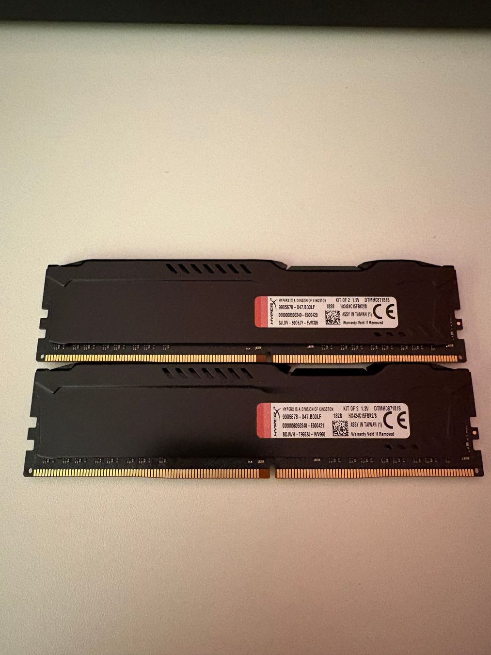 Kingston Memoria / RAM: 2x 4GB Kingston DDR4 RAM – Usato da Amriswil venduto da hardware_uschi
