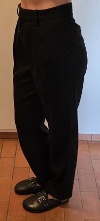 H&M Stoffhose, schwarz, Grösse 38 