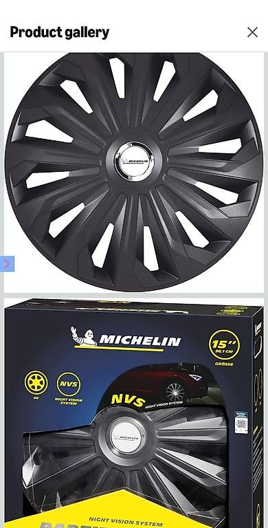 Toutes les pièces auto: Enjoliveur Michelin 15 pouce – D'occasion à Genève par ste_r5hd
