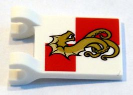 Lego Flagge mit Seemonster (2335pb175)