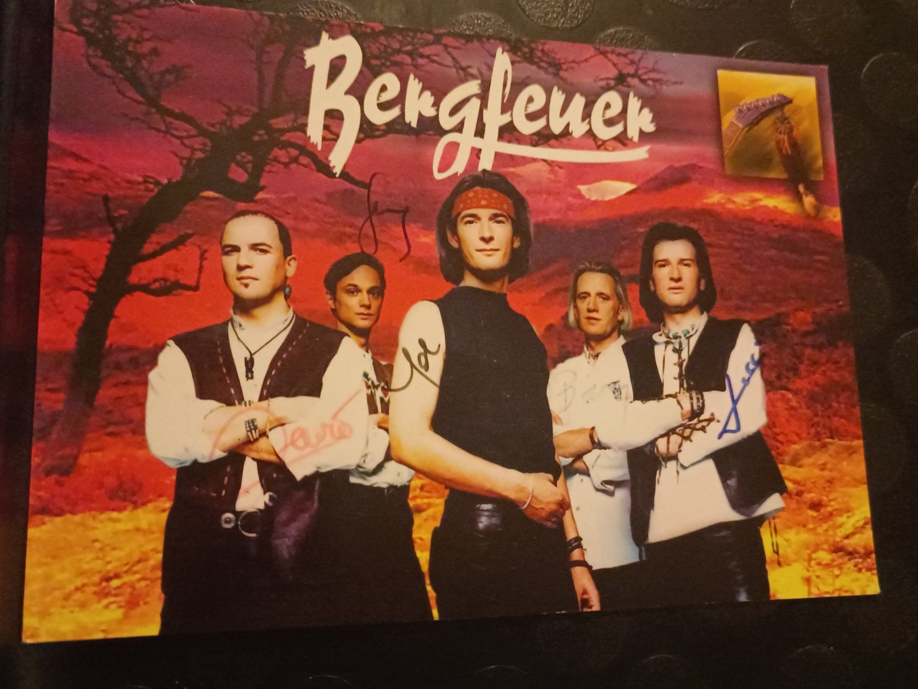 Autografi: Bergfeuer - Handsignierte alte Autogrammkarte – Usato da Menziken venduto da Artographs