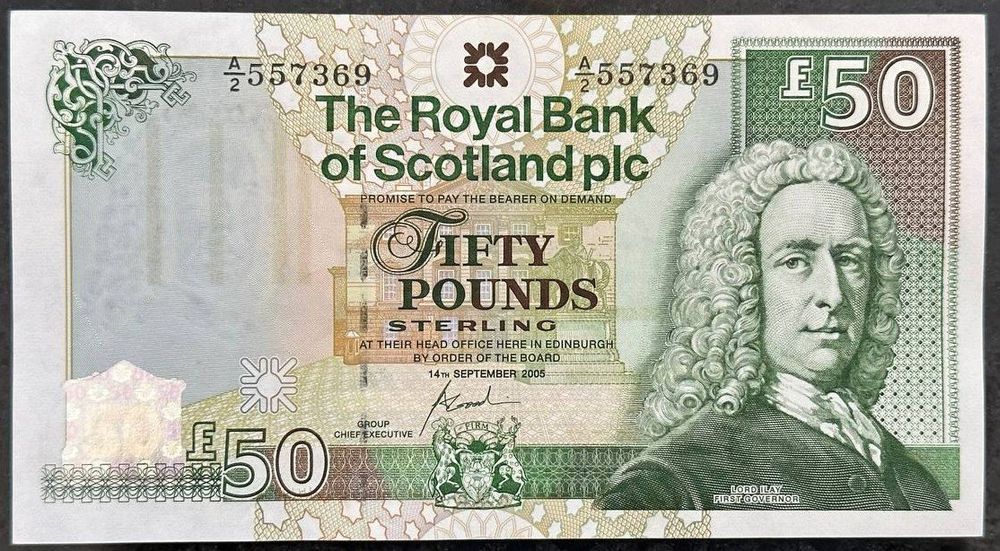 Royal Bank of Scotland £50 Note, Top Zustand! (Neu (gemäss Beschreibung ...