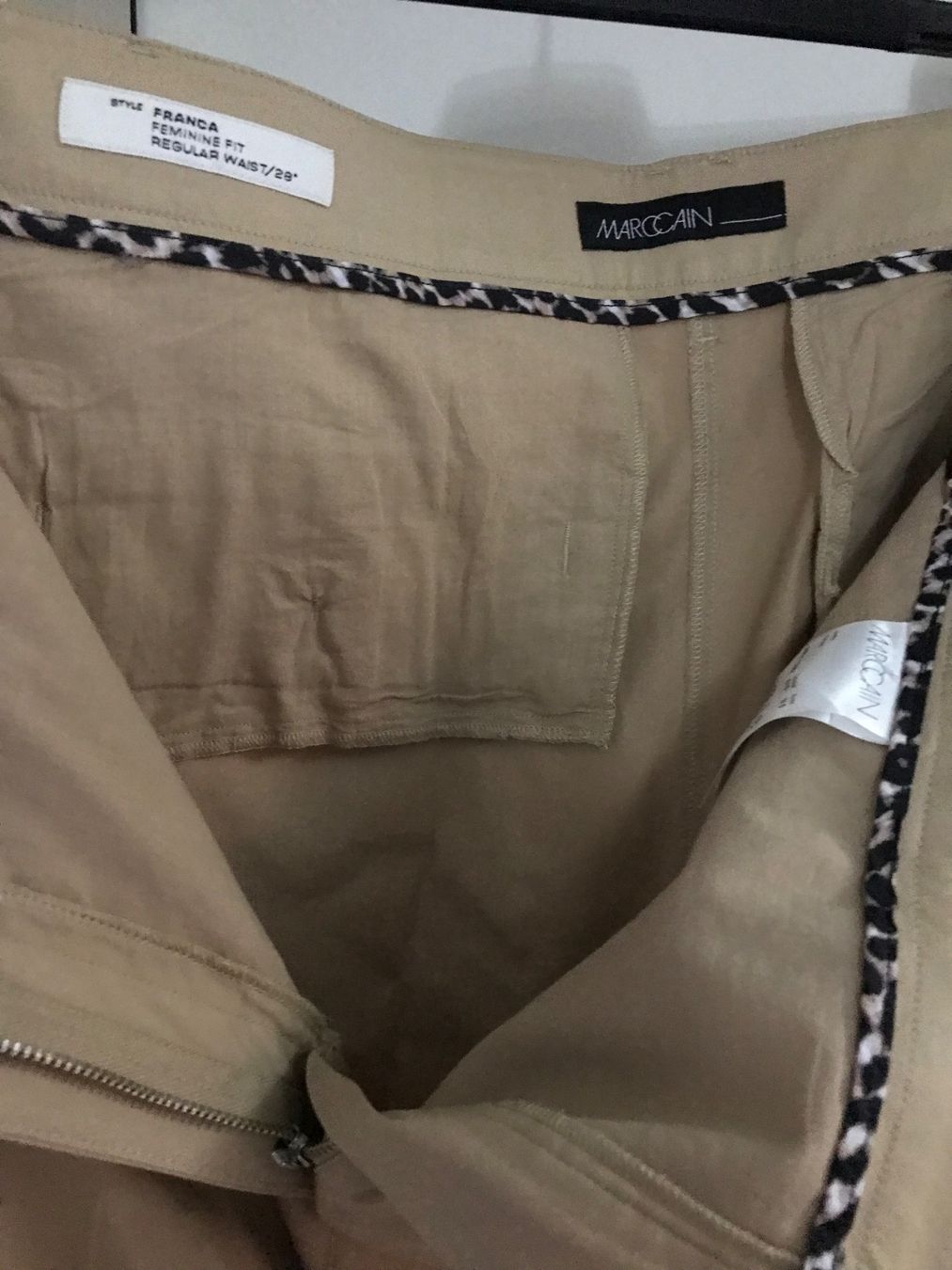 Marc Cain Hosen: Marc Cain Damen Stoffhose, Gr. 42, beige – Gebraucht aus Niederteufen von mix18 4
