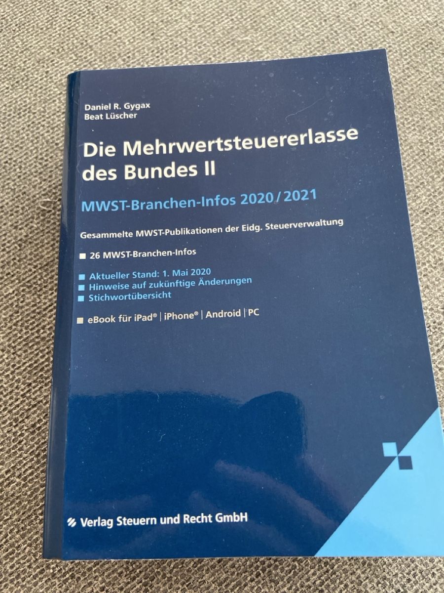 Libri: MWST-Erlasse Bundes II 2020/2021 – Usato da Eschenbach LU venduto da syle1985