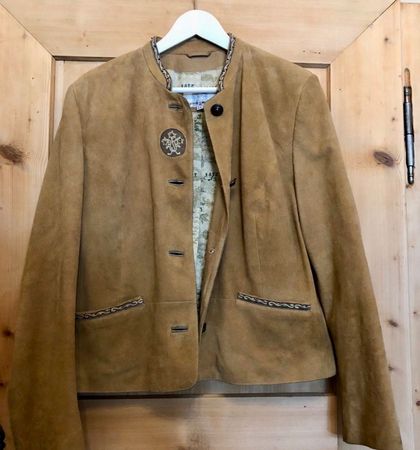 Echte Wildlederjacke in prima Zustand, 42-44