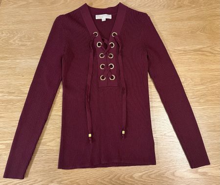 Michael Kors Bluse Gr.S Damen Weinrot