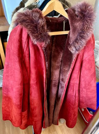 Mantel Wildleder