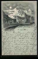 Mondschein-Lithographie Kleine Scheidegg